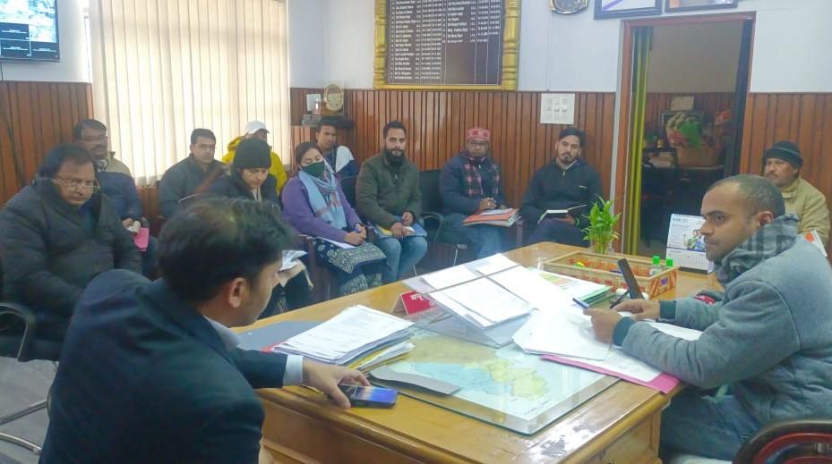 District Ganga Conservation Committee meeting organized under the chairmanship of District Magistrate Rudraprayag Mayur Dixit