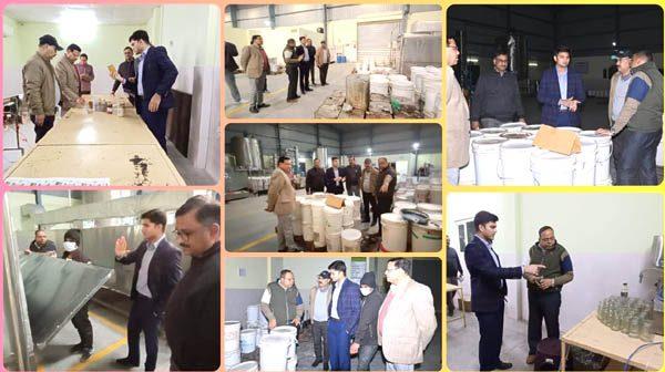 CDO Prateek Jain visited the Honey Processing Unit 'Only and Truly Organic (O.S.O.) Agro Products' located at Laksar Road