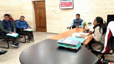 A meeting was held under the chairmanship of District Magistrate Pithoragarh Reena Joshi regarding the operation of Base Hospital, Pithoragarh.