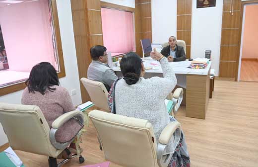 District Advisory Committee organized under the chairmanship of District Magistrate Tehri Garhwal Dr. Saurabh Gaharwar PCPNDT. meeting