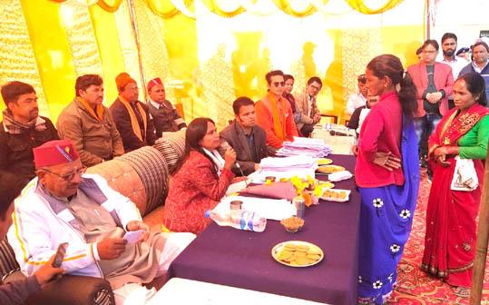 Multipurpose camp concluded under the chairmanship of MLA Fakir Ram Tamta and District Magistrate Reena Joshi