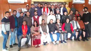 Impressed by the efficient leadership and working style of President of Uttarakhand Journalist Federation, Nishith Saklani