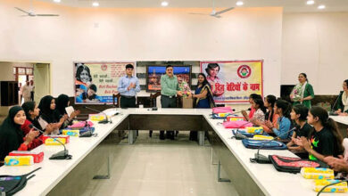 District Magistrate Haridwar and Chief Development Officer encouraged the girls to keep moving forward for education by giving them gifts.