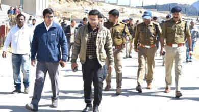 District Magistrate Himanshu Khurana inspected the preparations for the budget session in Gairsain