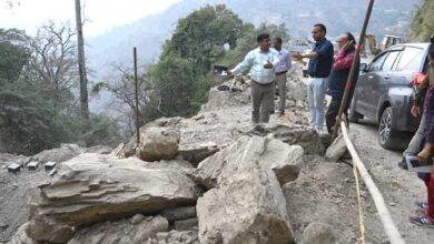 District Magistrate Tehri Garhwal Dr. Saurabh Gaharwar did on-site inspection of works being done under G-20 conference