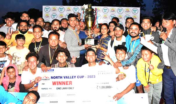 the closing ceremony of the first North Valley Football Cup-2023