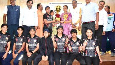 Sports Minister Rekha Arya attended the closing ceremony of Tennis Ball Cricket Tournament