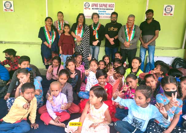 children of 'Apne Sapne Sanstha' aware of education.