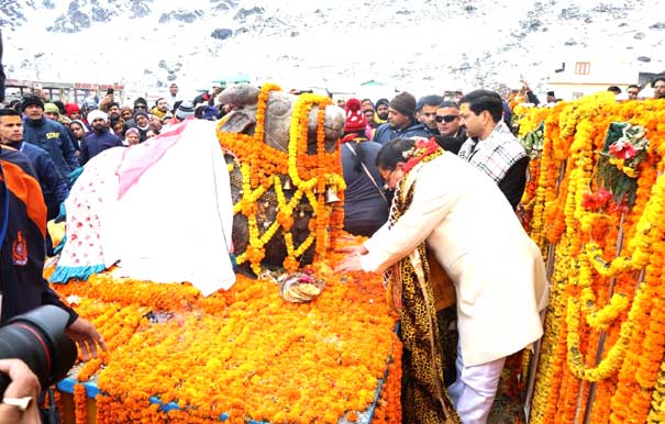 Kedarnath Dham_Chief Minister Dhami offered prayers