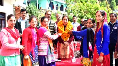 Cabinet Minister Rekha Arya reached Someshwar Vidhansabha