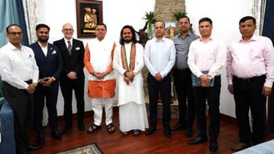 Delegation led by Claudio Racanello, Executive Director of Swiss Education Group met Chief Minister Dhami