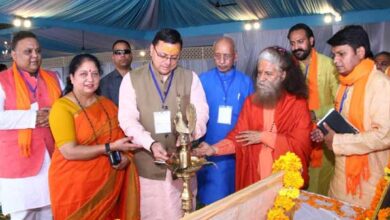 Chief Minister Dhami inaugurated the 'Ganga Samagra Aviral Ganga Nirmal Ganga' program organized at Parmarth Niketan