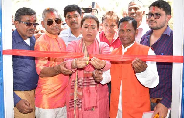 Cabinet Minister and Someshwar MLA Rekha Arya inaugurated Naugaon Pumping Lift Irrigation Scheme