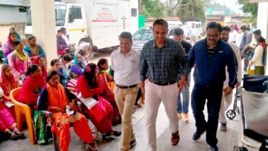 District Magistrate Tehri Garhwal at Community Health Center Beleshwar