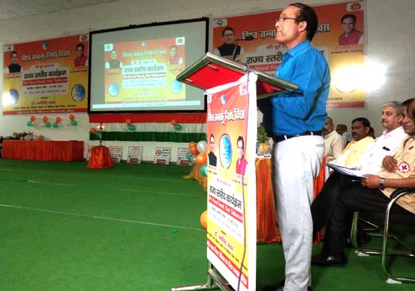 Health Minister Dhan Singh Rawat participated in the anti-tobacco program organized at Rishikul Auditorium