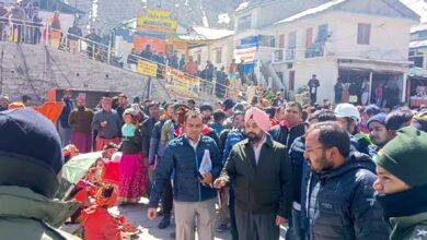 construction works in Kedarnath Dham