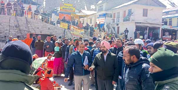 construction works in Kedarnath Dham