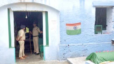 shrine on the property of the Irrigation Department