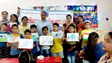 art competition under the cleanliness campaign organized by Human Rights and Social Justice Organization