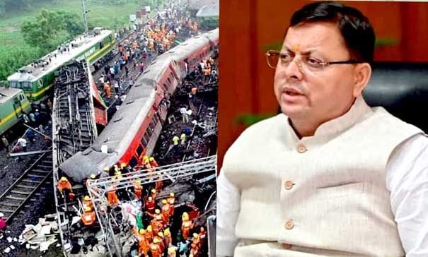 Uttarakhand Chief Minister Pushkar Singh Dhami expressed grief over the train accident in Odisha