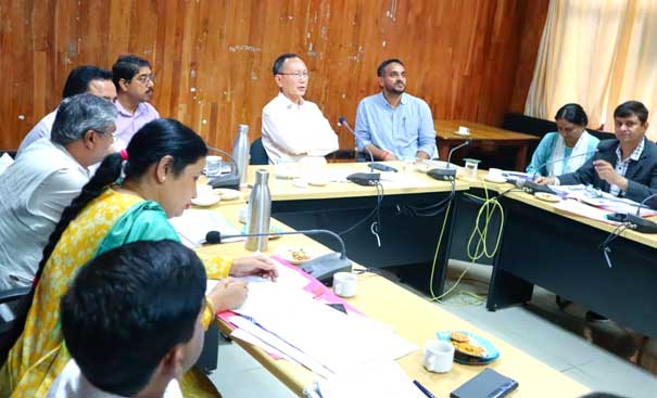 Secretary Drinking Water and Transport reviewed the schemes run under Jal Jeevan Mission at Vikas Bhavan Auditorium Rudraprayag