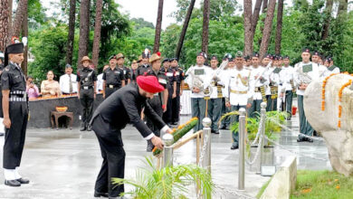 Headquarters Uttarakhand Sub Area organized 'Wreath Laying Ceremony' at Shaurya Sthal