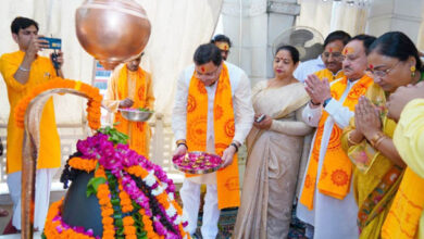 Chief Minister Dhami and BJP National President J.P. Nadda participated in the lecture series 'Vasudhaiva Kutumbakam'