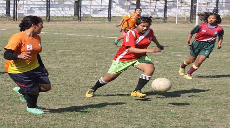 देहरादून, हरिद्वार और पौड़ी ने जीते महिला फुटबाल के मुकाबले