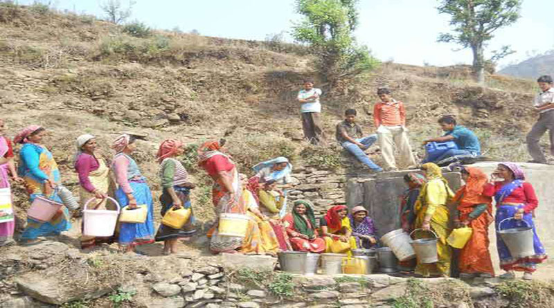 उत्तराखंड में सूख रहे 500 जल स्रोत, 1544 इलाकों पर संकट उत्तराखंड में सूख रहे 500 जल स्रोत, 1544 इलाकों पर संकट