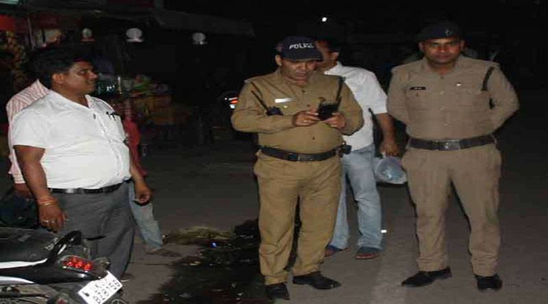 डीएम आफिस के सामने क्रेन के नीचे आकर बाइक सवार की मौत