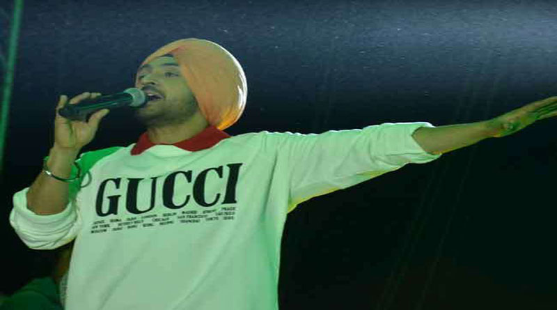 पंजाबी गायक दिलजीत के पंज तारा..से झूमे युवक, दर्शकों का जीता दिल