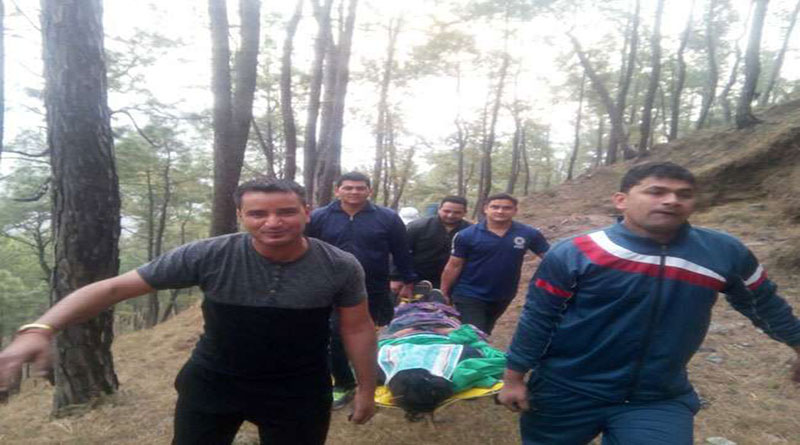 अल्मोड़ा में मैक्स वाहन खाई में गिरा, चालक की मौत अल्मोड़ा में मैक्स वाहन खाई में गिरा, चालक की मौत