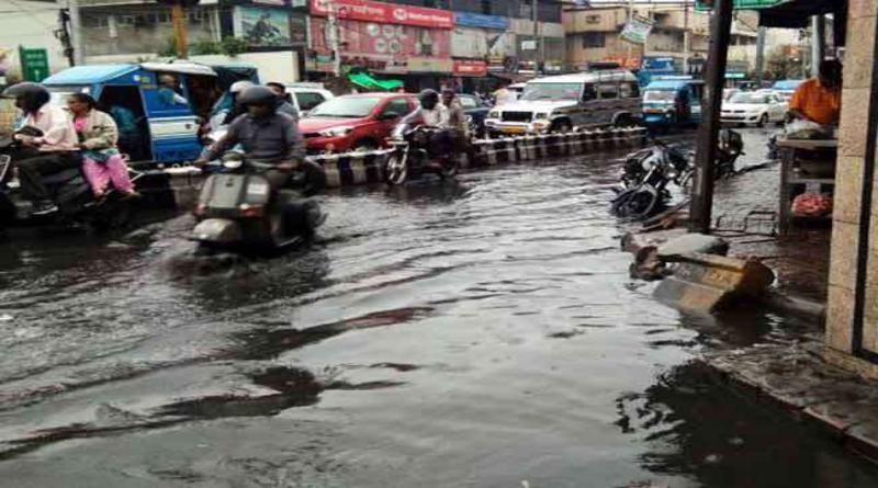 डेढ़ घंटे की बारिश ने खोल दी नौ करोड़ की नालियों की पोल