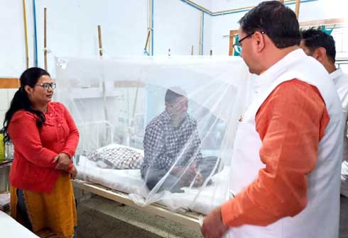 Chief Minister Pushkar Singh Dhami inspected Sushila Tiwari Hospital