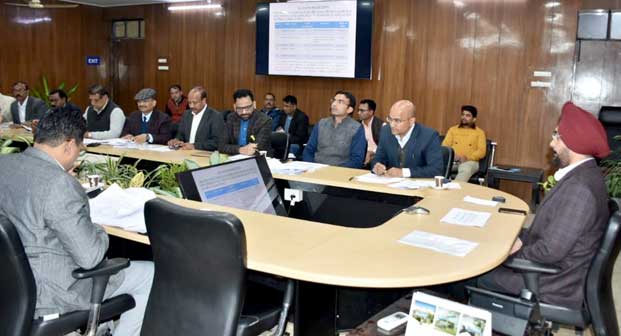 Chief Secretary Dr. S.S. Sandhu took the meeting of State Executive Committee of Disaster Management Department