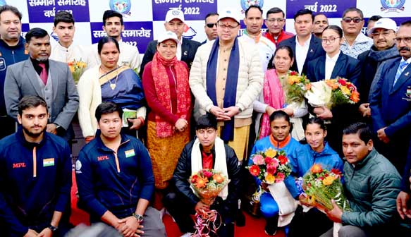 Chief Minister Dhami inaugurated the state level sports Mahakumbh-2022