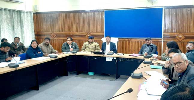 Department-wise review of the announcements made by the Chief Minister by District Magistrate Champawat Narendra Singh Bhandari