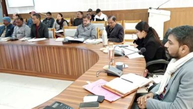 District Magistrate Dr. Ashish Chauhan took a review meeting of district plan, state sector and centrally funded and externally aided schemes