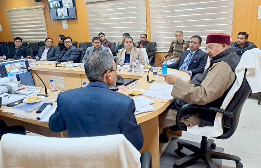 review meeting was organized regarding Chardham Yatra preparations