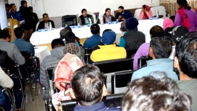 Area Panchayat Ukhimath meeting organized in Block Auditorium Ukhimath under the chairmanship of Block Chief Mrs. Shweta Pandey