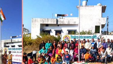 74th Republic Day celebrated with pomp and gaiety in Sivagangai Enclave