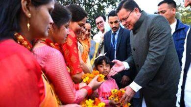 Chief Minister Dhami reached for night rest at homestay in village Tiwargaon