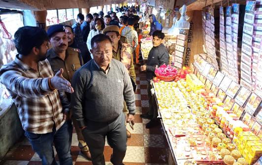 Additional District Magistrate (Finance and Revenue) Bir Singh Budiyal visited Chandi Devi Temple Parmarth Trust Haridwar