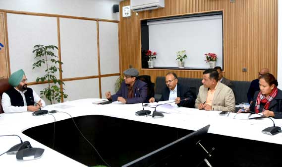 Chief Secretary Dr. S.S. Sandhu held a meeting with the officials of the education department