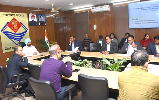 Chief Secretary Dr. S.S. Sandhu discussed with all the officials of the government and the department about investible schemes in the state