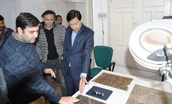 Divisional Commissioner Deepak Rawat inspected Ranibagh-based Himalayan Society for Heritage Art Conservation (HIMSA)