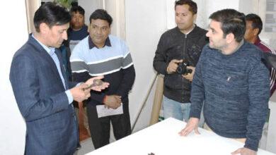 Divisional Commissioner Deepak Rawat inspected Ranibagh-based Himalayan Society for Heritage Art Conservation (HIMSA)