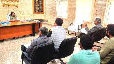 District Magistrate Pithoragarh Reena Joshi_meeting_operation of the base hospital