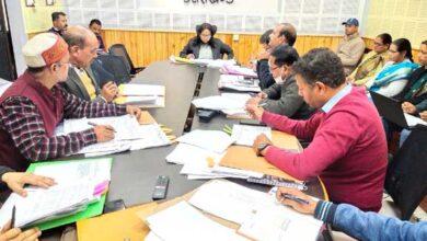 District Magistrate Pithoragarh Reena Joshi_Review Meeting