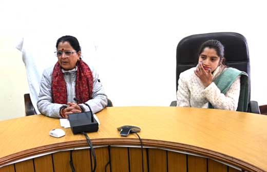 President, Uttarakhand State Commission for Women, Kusum Kandwal held a press conference at Vikas Bhawan Auditorium, New Tehri